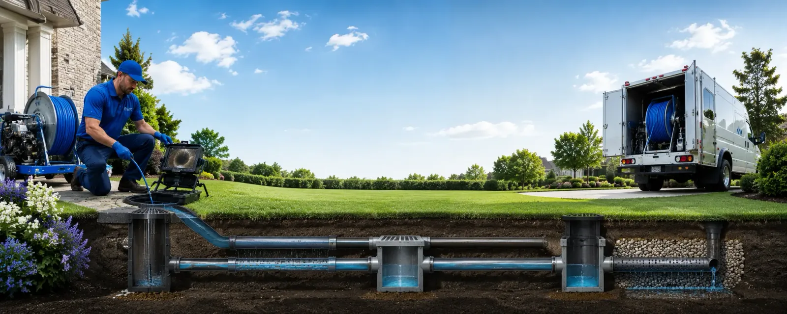 Outdoor drain cleaning information for Middletown, RI